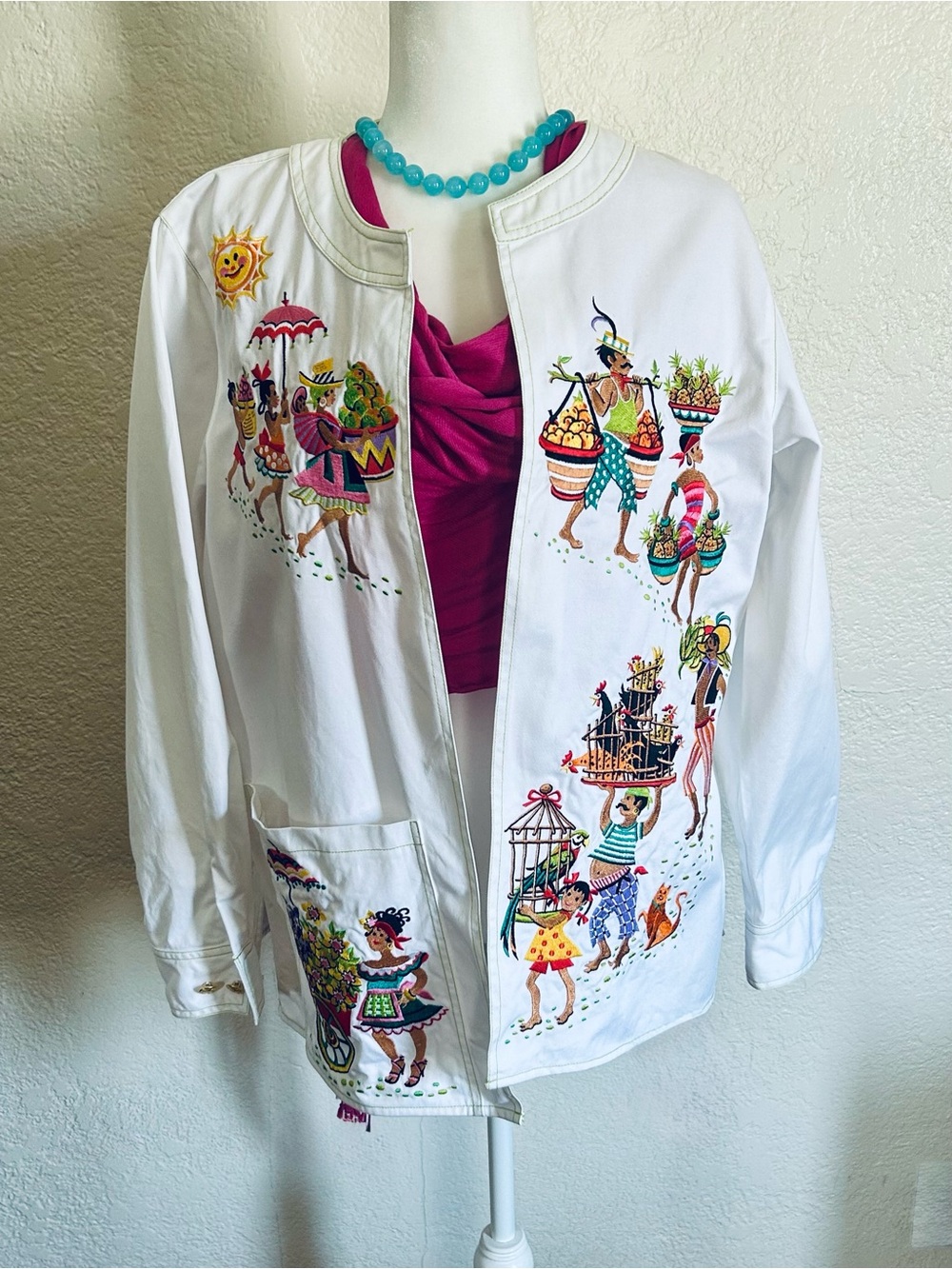 Bob Mackie Embroidered Jacket